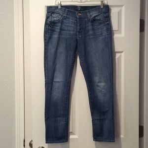 7 for All Mankind Josefina Crop Jeans Size 29